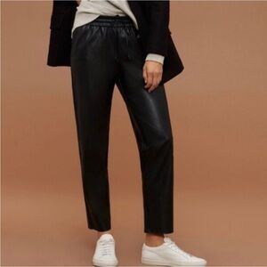 WILFRED FREE KADINA ARITZIA FAUX LEATHER PANTS SIZE SMALL